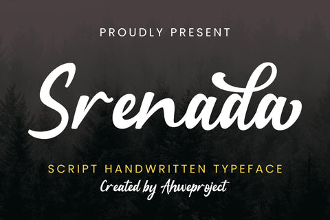 Srenada Font ahweproject 