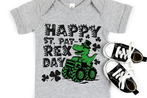 St. Pat-Rex Day SVG | T-Rex Monster Truck St. Patrick’s Day SVG TonisArtStudio 