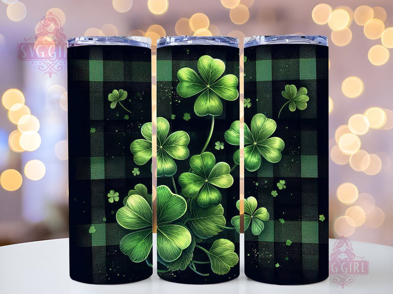 St patrick day Tumbler, 20oz Skinny Tumbler Png, Lucky st patrick day png,Sublimation Designs Downloads Sublimation SvggirlplusArt 