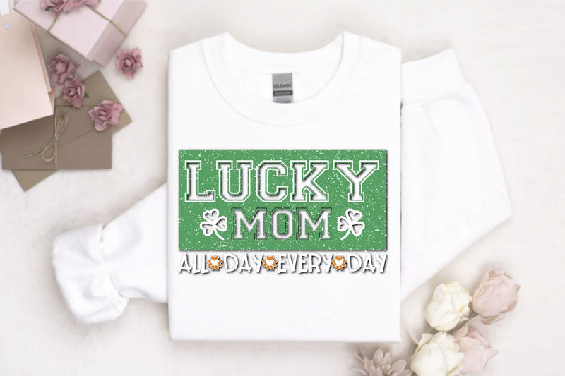 St Patrick s Day PNG Lucky Mom All Day,St Pawtrick's Cats png, Funny St Patrick's png, St Patrick's Day png, Irish Shamrock png Sublimation Creativeart88 