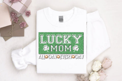 St Patrick s Day PNG Lucky Mom All Day,St Pawtrick's Cats png, Funny St Patrick's png, St Patrick's Day png, Irish Shamrock png Sublimation Creativeart88 