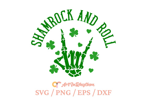 St. Patrick shamrock and roll svg SVG Artinrhythm shop 