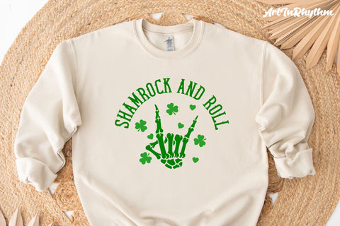 St. Patrick shamrock and roll svg SVG Artinrhythm shop 