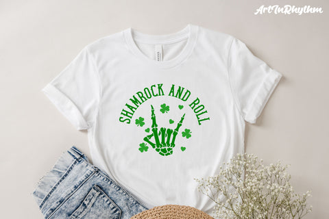 St. Patrick shamrock and roll svg SVG Artinrhythm shop 