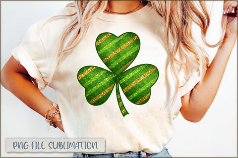 St Patrick's Boho Shamrock PNG Sublimation Shetara Begum 