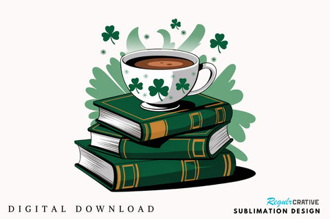 St Patricks Day Book PNG All Booked Sublimation Design Sublimation Regulrcrative 