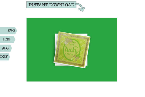 St. Patrick's Day Card- Lucky Charm SVG Sharia Morton Designs 