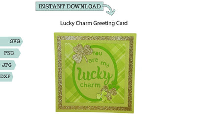 St. Patrick's Day Card- Lucky Charm SVG Sharia Morton Designs 