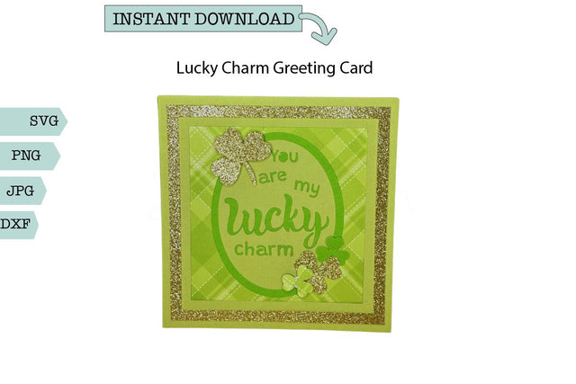 St. Patrick's Day Card- Lucky Charm SVG Sharia Morton Designs 