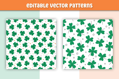 St. Patrick’s Day Collection | PNG Clipart | Vector Patterns | Patricks Day Cute Illustrations | Irish Holiday Symbols Digital Pattern AnnaViolet_store 