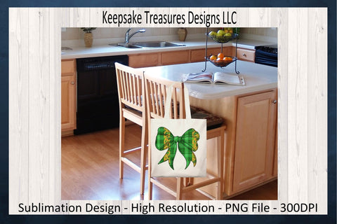 St. Patrick's Day Coquette Bow Set, Sublimation Shamrock Bow PNG, Multi-use Designs, Digital Download Sublimation Keepsake Treasures Designs LLC. 