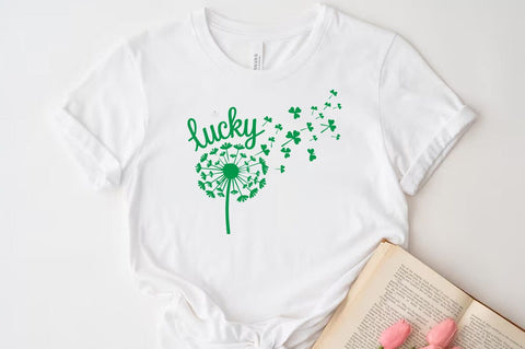 St Patricks Day Dandelion, St patrick's Day Quote SVG Tshirt Design, Irish svg SVG FiveStarCrafting 