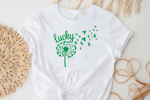 St Patricks Day Dandelion, St patrick's Day Quote SVG Tshirt Design, Irish svg SVG FiveStarCrafting 