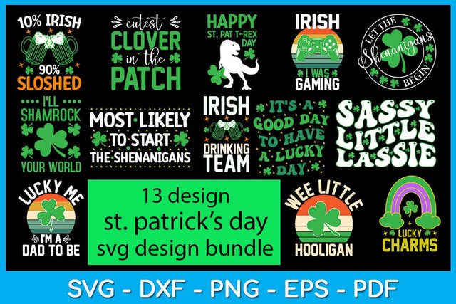 St. Patrick's Day Design SVG Bundle SVG Creativedesigntee 