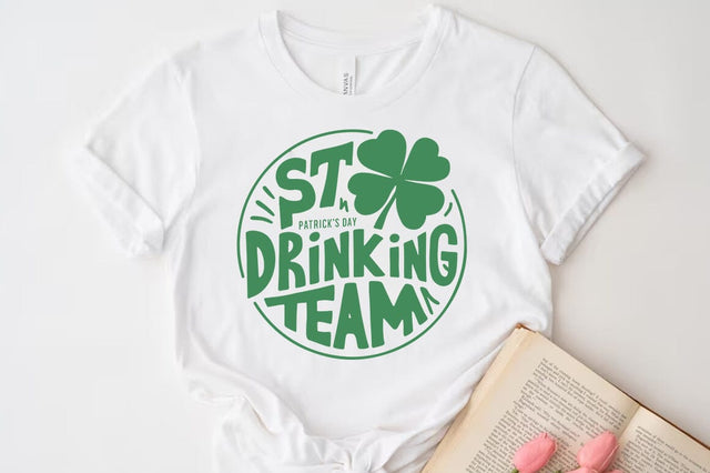 St Patricks Day Drinking Team, St patrick's Day Quote SVG Tshirt Design, Irish svg SVG FiveStarCrafting 