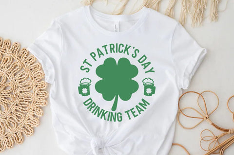 St Patrick's Day Drinking Team, St patrick's Day Quote SVG Tshirt Design, Irish svg SVG FiveStarCrafting 