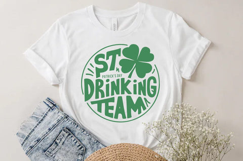 St Patricks Day Drinking Team, St patrick's Day Quote SVG Tshirt Design, Irish svg SVG FiveStarCrafting 