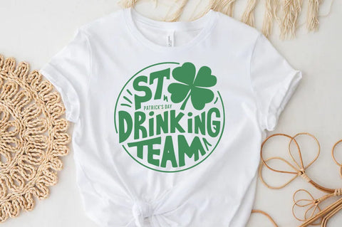 St Patricks Day Drinking Team, St patrick's Day Quote SVG Tshirt Design, Irish svg SVG FiveStarCrafting 