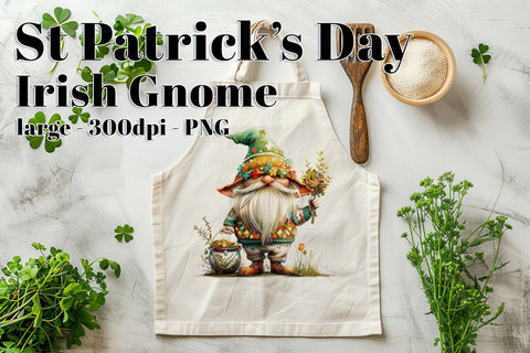 St Patrick’s Day Gnome Clipart, Sublimation Gnome, Irish Gnome PNG, d3 Sublimation Designing with Marlo 