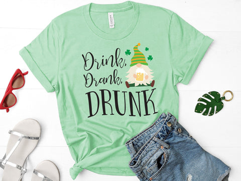 St. Patrick's Day Gnome SVG Caffeinated SVGs 