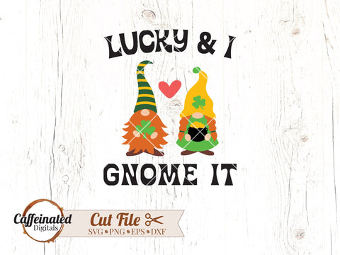 St. Patrick's Day Gnomes Bundle SVG Caffeinated SVGs 