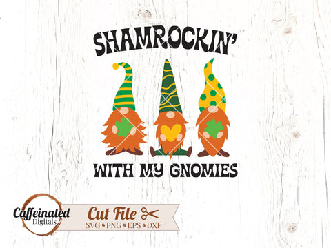 St. Patrick's Day Gnomes Bundle SVG Caffeinated SVGs 