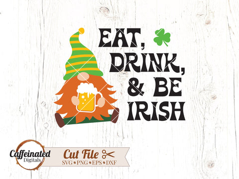 St. Patrick's Day Gnomes Bundle SVG Caffeinated SVGs 