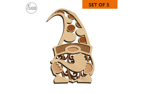 St. Patrick's Day Gnomes Set Multilayer Files SVG LaserCutano 