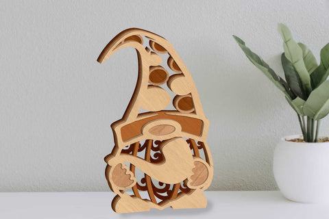 St. Patrick's Day Gnomes Set Multilayer Files SVG LaserCutano 