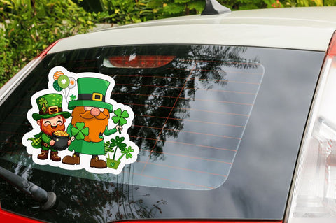 St. Patrick’s Day Gnomes Stickers Sublimation Regulrcrative 