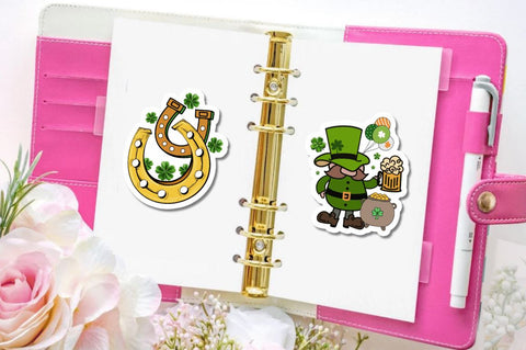 St. Patrick’s Day Gnomes Stickers Sublimation Regulrcrative 