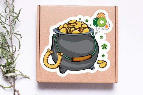 St. Patrick’s Day Gnomes Stickers Sublimation Regulrcrative 