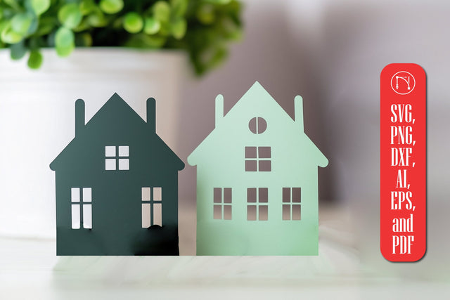 St. Patrick's Day Houses PaperCut SVG Cut File SVG MD JOYNAL ABDIN 