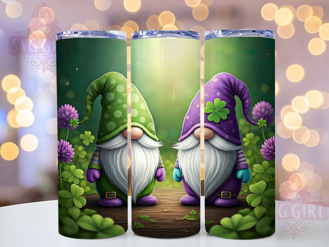 St. Patrick's Day Irish Gnome Shamrock Tumbler Wrap, Irish Gnome Drinkware, 20oz Tumbler Wrap, Sublimation Mug, Shamrock Decor, Holiday Gift, Cute Gnome Mug Sublimation SvggirlplusArt 