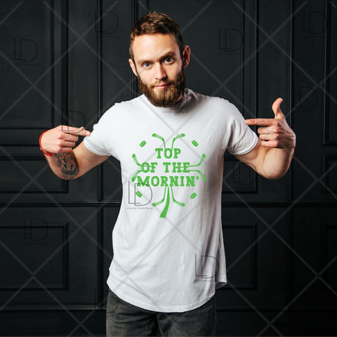 St. Patrick's Day Irish Hockey SVG/PNG Instant Download Sublimation Images Hoodies Crew Neck Tshirt Car Decal Tumbler Team Shirts SVG Lexco Digitals 