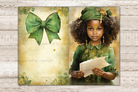 St. Patrick's Day Junk Journal Kit | Clover Digital Art SVG GlamArtZhanna 