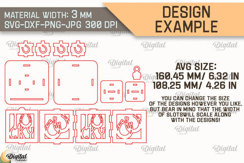 St. Patrick's Day Lantern SVG Bundle. 3D Lantern Laser Cut SVG Evgenyia Guschina 