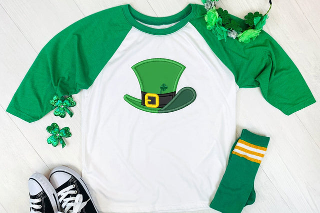 St Patrick's Day Leprechaun Hat Applique Embroidery Embroidery/Applique DESIGNS Designed by Geeks 