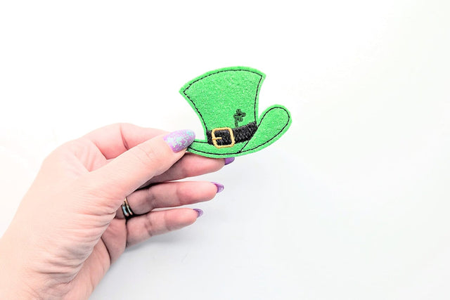 St Patrick's Day Leprechaun Hat ITH Feltie Applique Embroidery Embroidery/Applique DESIGNS Designed by Geeks 