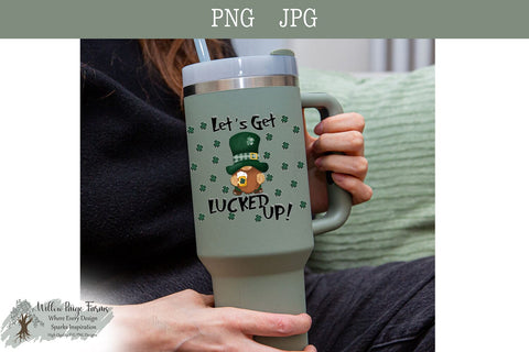 St. Patricks Day Lets Get Lucked Up St. Patrick’s Day Gnome PNG | Funny St. Paddy’s Day Sublimation | Let’s Get Lucked Up | Beer Gnome Digital Download | St. Patricks Day Shirt Sublimation Willow Paige Farms 