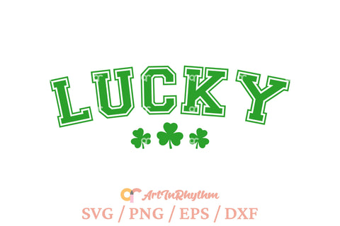 St. Patrick's Day Lucky svg SVG Artinrhythm shop 