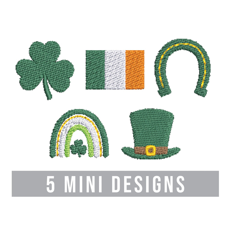 St. Patrick's Day Mini Embroidery Design Bundle Embroidery/Applique DESIGNS Creatively Embroidery 