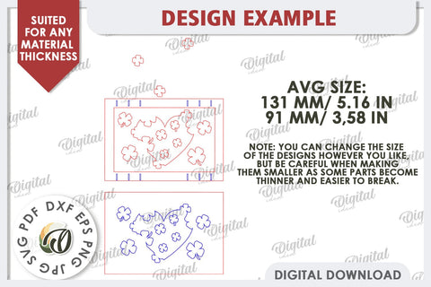 St. Patrick’s Day Mini Sign Laser Cut. Lucky Charm SVG SVG Evgenyia Guschina 