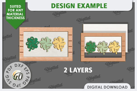 St. Patrick’s Day Mini Signs LaserCut Bundle. Wall Decor SVG SVG Evgenyia Guschina 