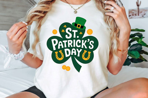 St Patricks Day PNG Shamrock Sublimation Design Sublimation Regulrcrative 