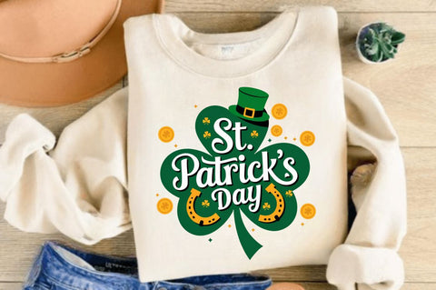St Patricks Day PNG Shamrock Sublimation Design Sublimation Regulrcrative 