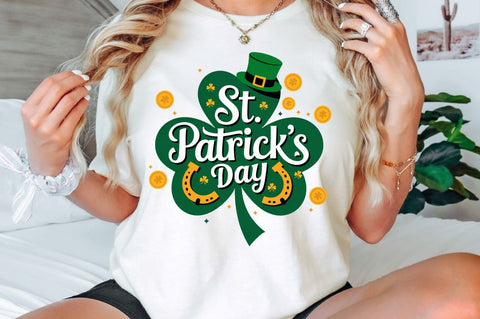 St Patricks Day PNG Shamrock Sublimation Design Sublimation Regulrcrative 