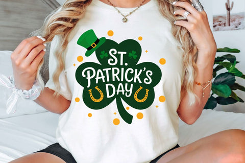St Patricks Day PNG Shamrock Sublimation Design Sublimation Regulrcrative 