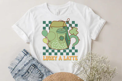 St. Patrick's Day PNG Sublimation, Lucky a latte SVG FiveStarCrafting 