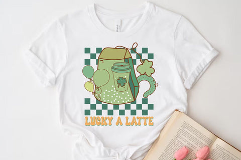 St. Patrick's Day PNG Sublimation, Lucky a latte SVG FiveStarCrafting 